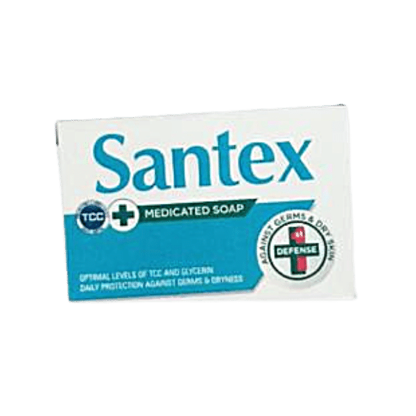 Medium Santex medicated soap bar White – 90grams