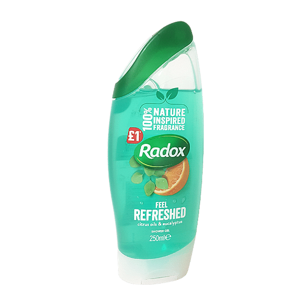 Radox (feel refreshed) shower gel – bottle of 250ml