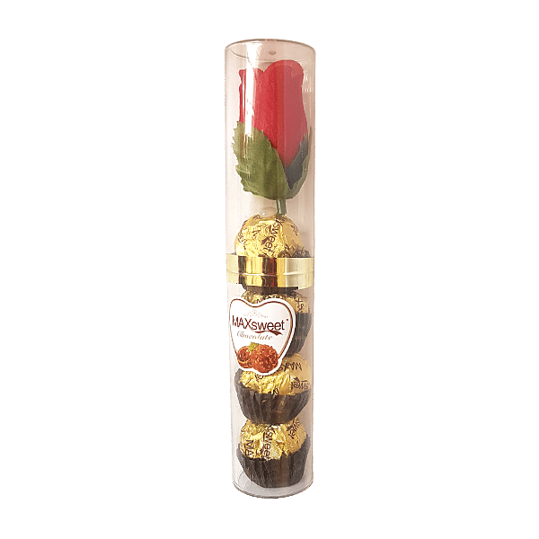 MAXsweet chocolate (with red rose) – 50grams