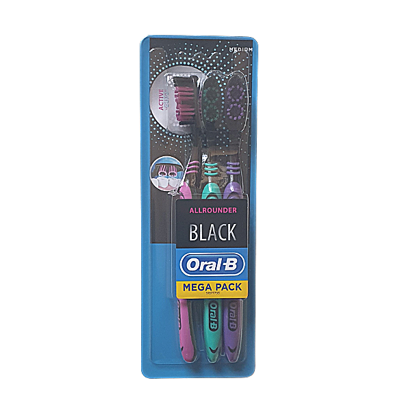 Oral B All Rounder toothbrush – 3in1 mega pack