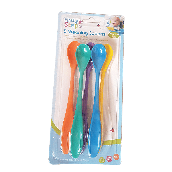 Weaning spoons, first steps – pack of 5spoons