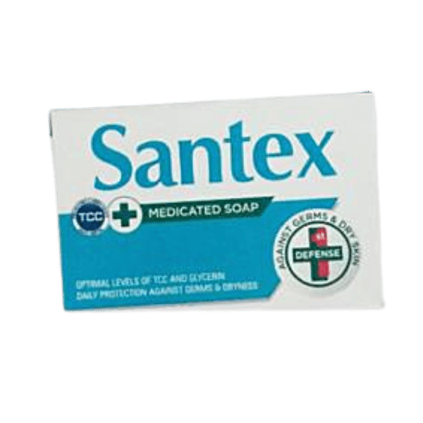 Large Santex medicated soap bar (White) – 200g