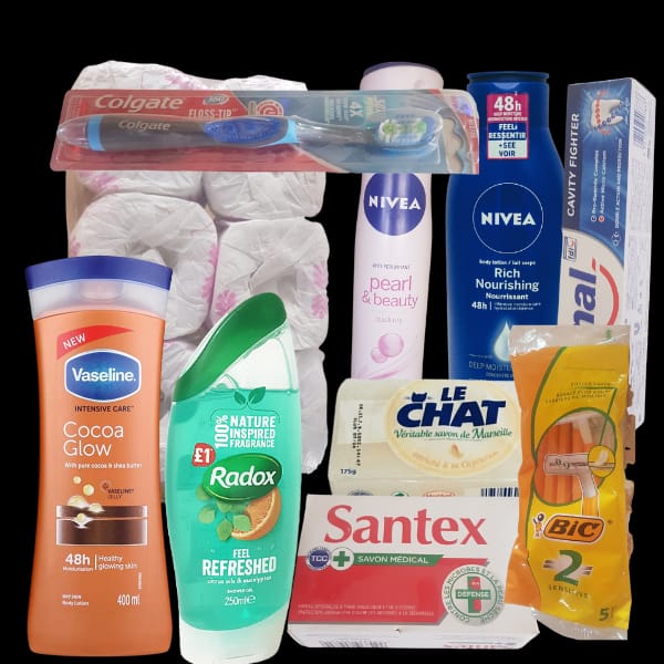 Large pack personal care and toiletry of 10 items