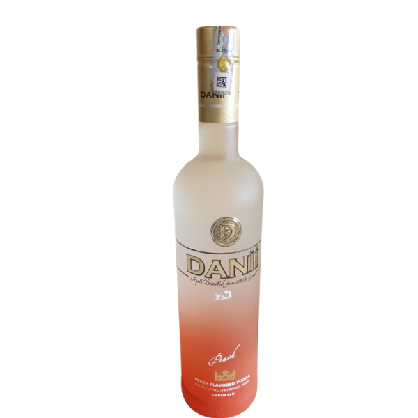 Danii Triple distilled from 100% grain (peach flavoured vodka) 37%vol. – 750ml