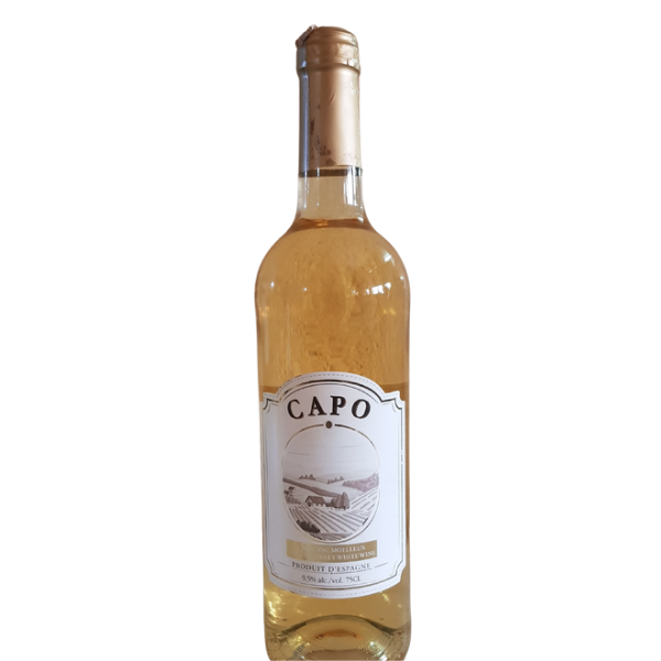 Capo vin Blanc Moelleux(medium-sweet-white wine) 9,5% alc/vol. – 75cl