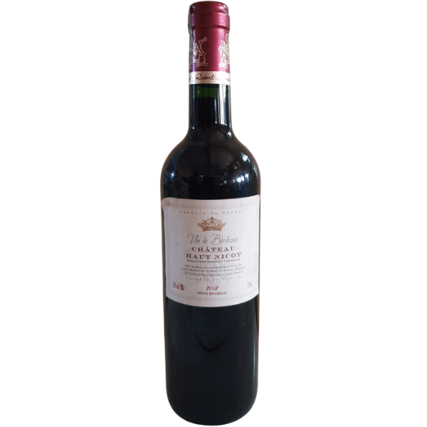 Chateaux Haut Nicot(vin de bordeaux) 12%vol. – 750ml