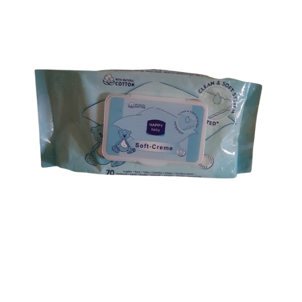 Soft-Creme baby wipes ( 70 wipes)