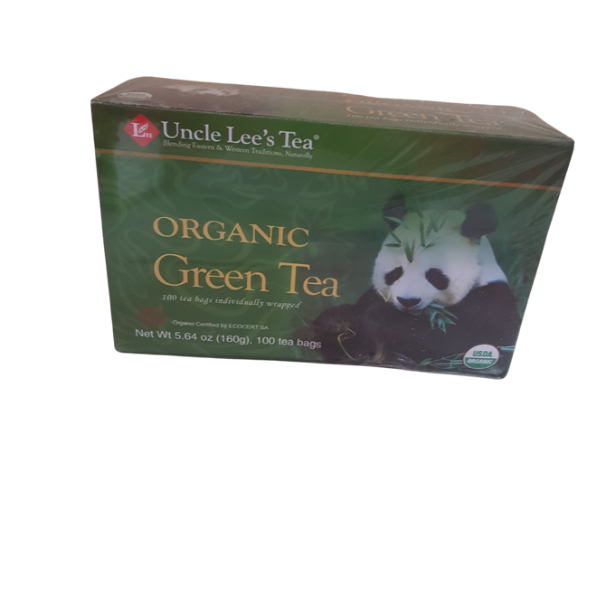 Organic Green Tea 100 tea bags – 160g