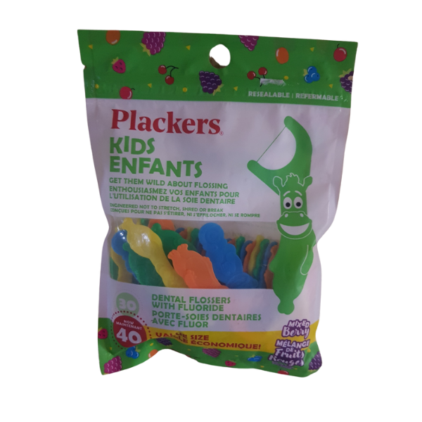 Plackers Kds-Enfants – 40 pieces