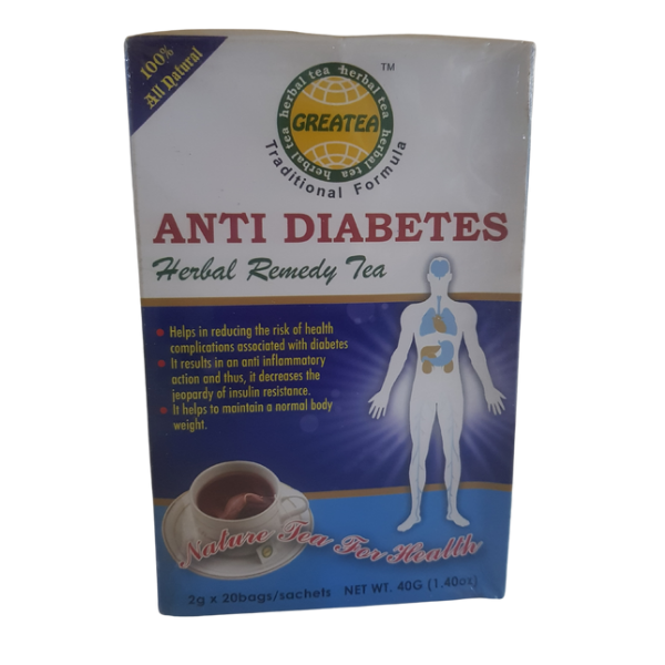 Anti Diabetes herbal remedy tea ( 20 bags) – 40g