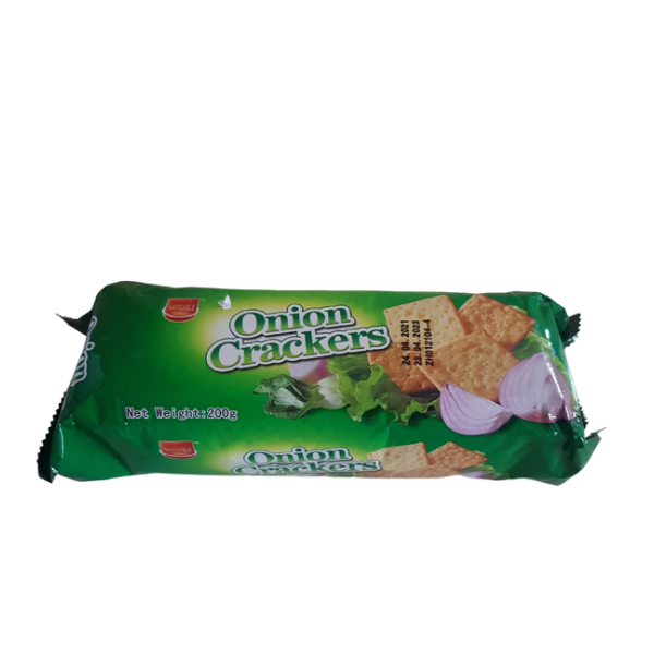 Onion Crackers Biscuits – 200g