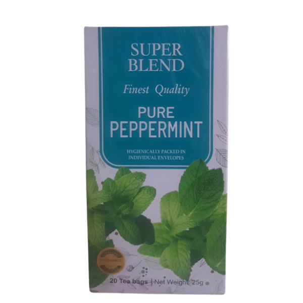 Super Blend Pure peppermint (20 bags) – 25g