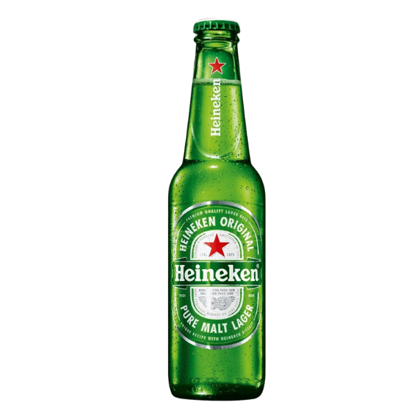 Bottle of Heineken drink 5%vol-33cl