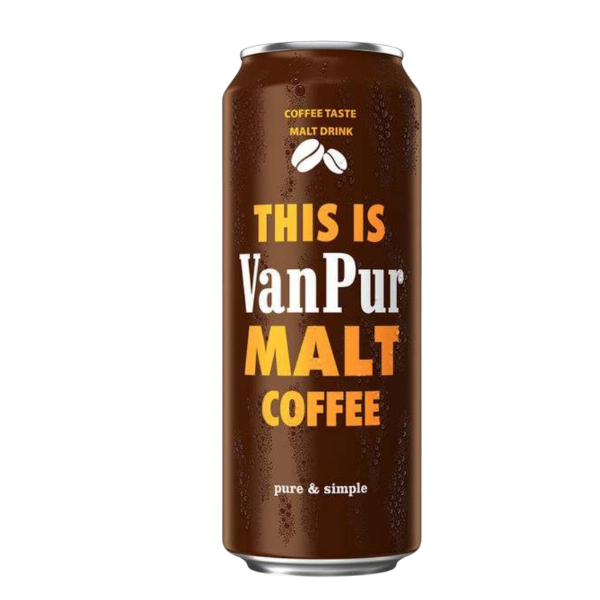 A can of Van Pur malt coffee flavor -500ml