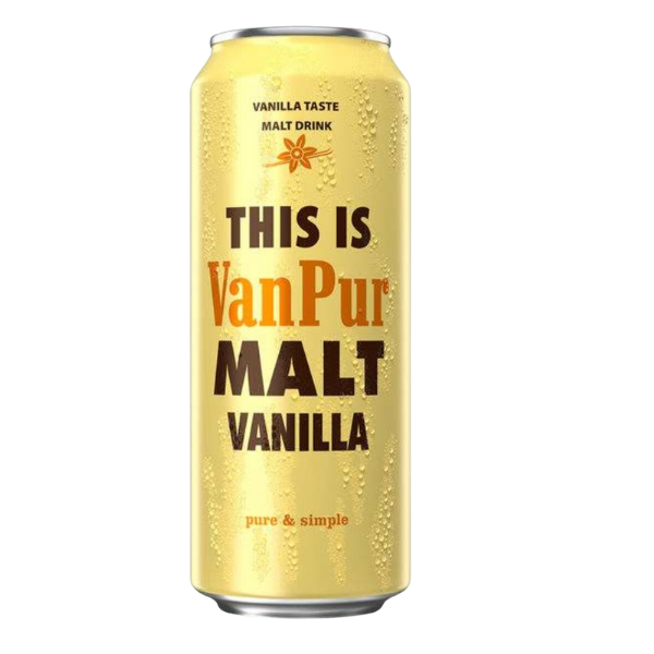 A can of Van Pur malt Vanilla flavor – 500ml