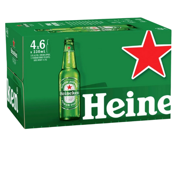 A Carton of Heineken drink (24 bottles) 5%vol-33cl