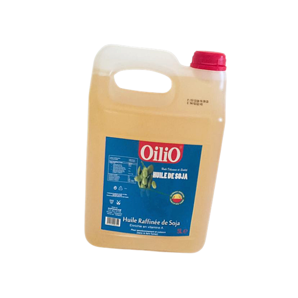 Oilio cooking oil (Huile raffine de soja)  – 5litres